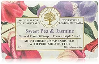 Wavertree & London Moisturising Soap Enriched With Pure Shea Butter Sweet Pea & Jasmine 7 Oz