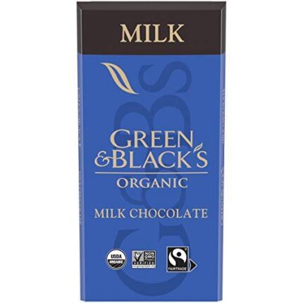 Green & Black's Organic Milk Chocolate 34% Cacao 3.17 Oz